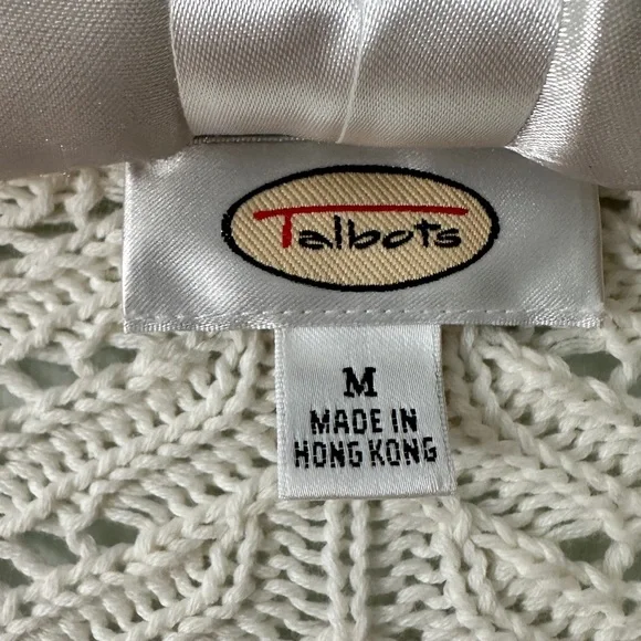 Talbots brand 3 button v-neck cardigan, women’s medium - Picture 3 of 5